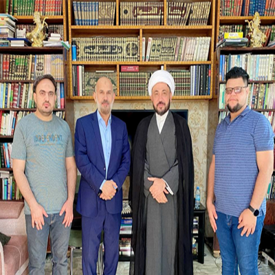 لقاء مع الدكتور رحمن عبدالحسين الظاهر في بغداد