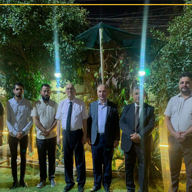 حضر أعضاء مركز تجديد في بغداد الجلسة الشهرية لمجلس الراضي الثقافي